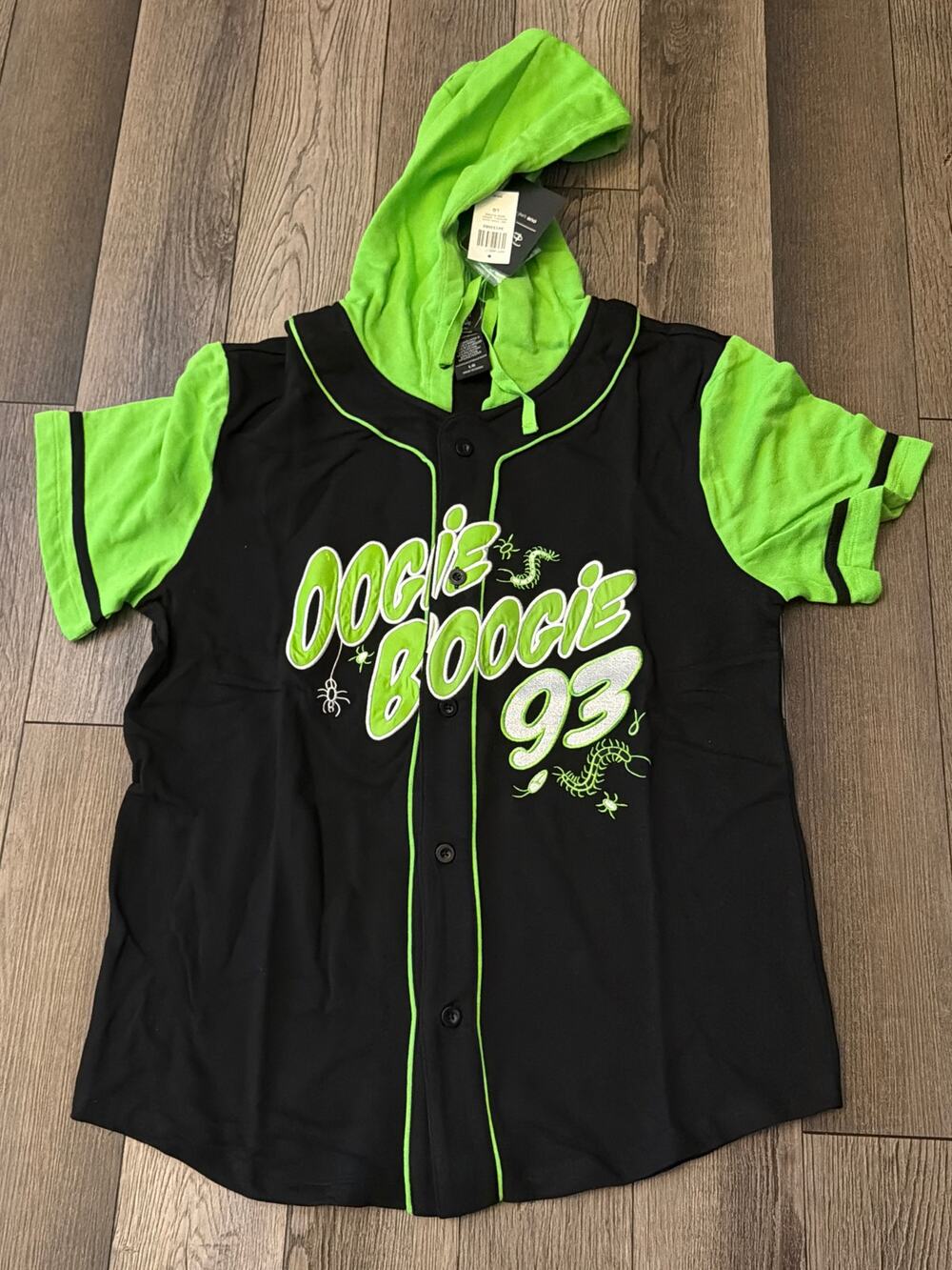 Our Universe The Nightmare Before Christmas Oogie Boogie Baseball Jersey Large